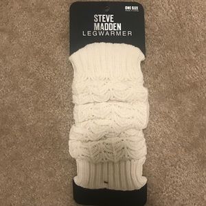 NWT Steve Madden White Sweater Legwarmera
